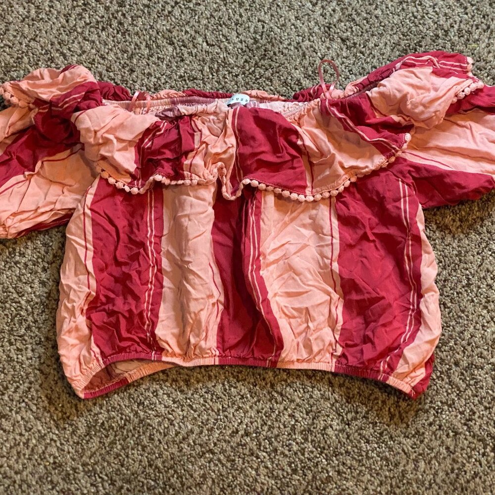 Buckle Dress up crop top